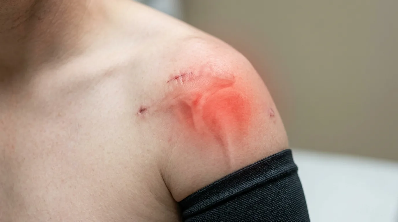 Douleur post-opératoire après acromioplastie de l'épaule