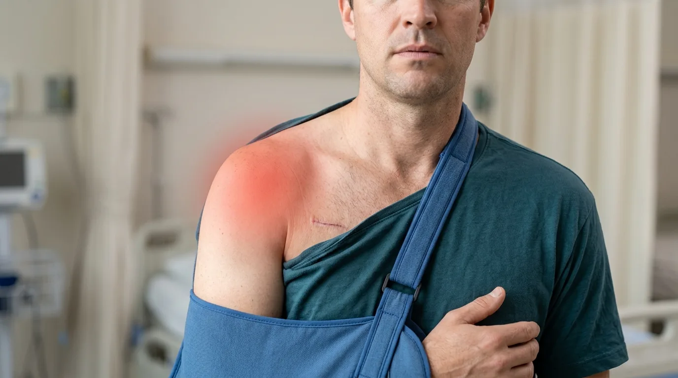 Douleur post-opératoire après chirurgie de butée de Latarjet à l'épaule