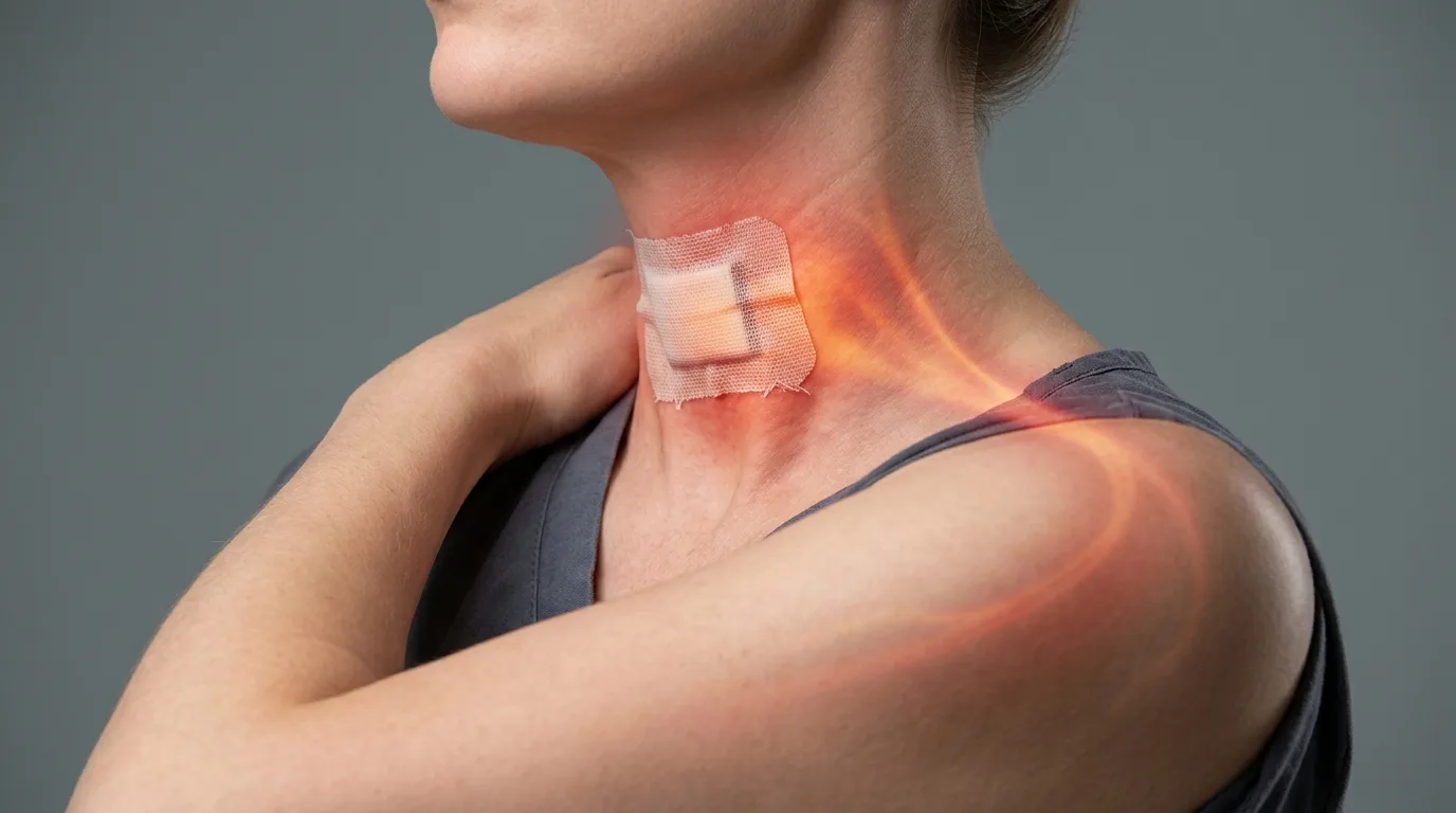 Douleur résiduelle après chirurgie de hernie cervicale avec névralgie en voie de guérison