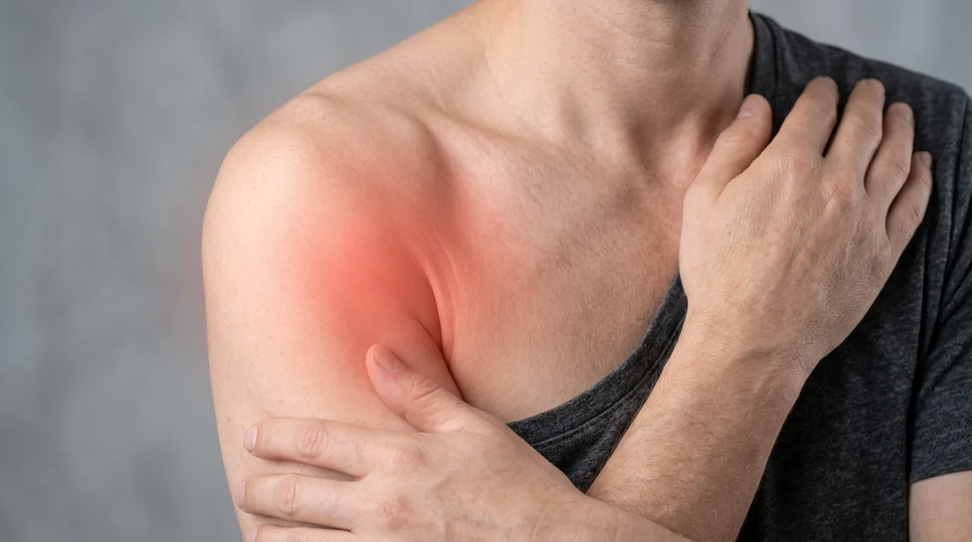 Épaule maintenue contre le corps après une luxation gléno-humérale antérieure