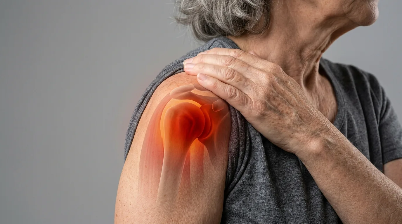 Douleur profonde de l'épaule causée par l'omarthrose - arthrose gléno-humérale