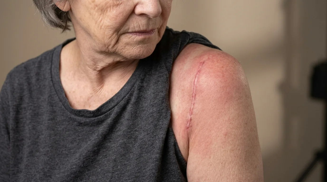 Douleur post-opératoire après pose de prothèse d'épaule