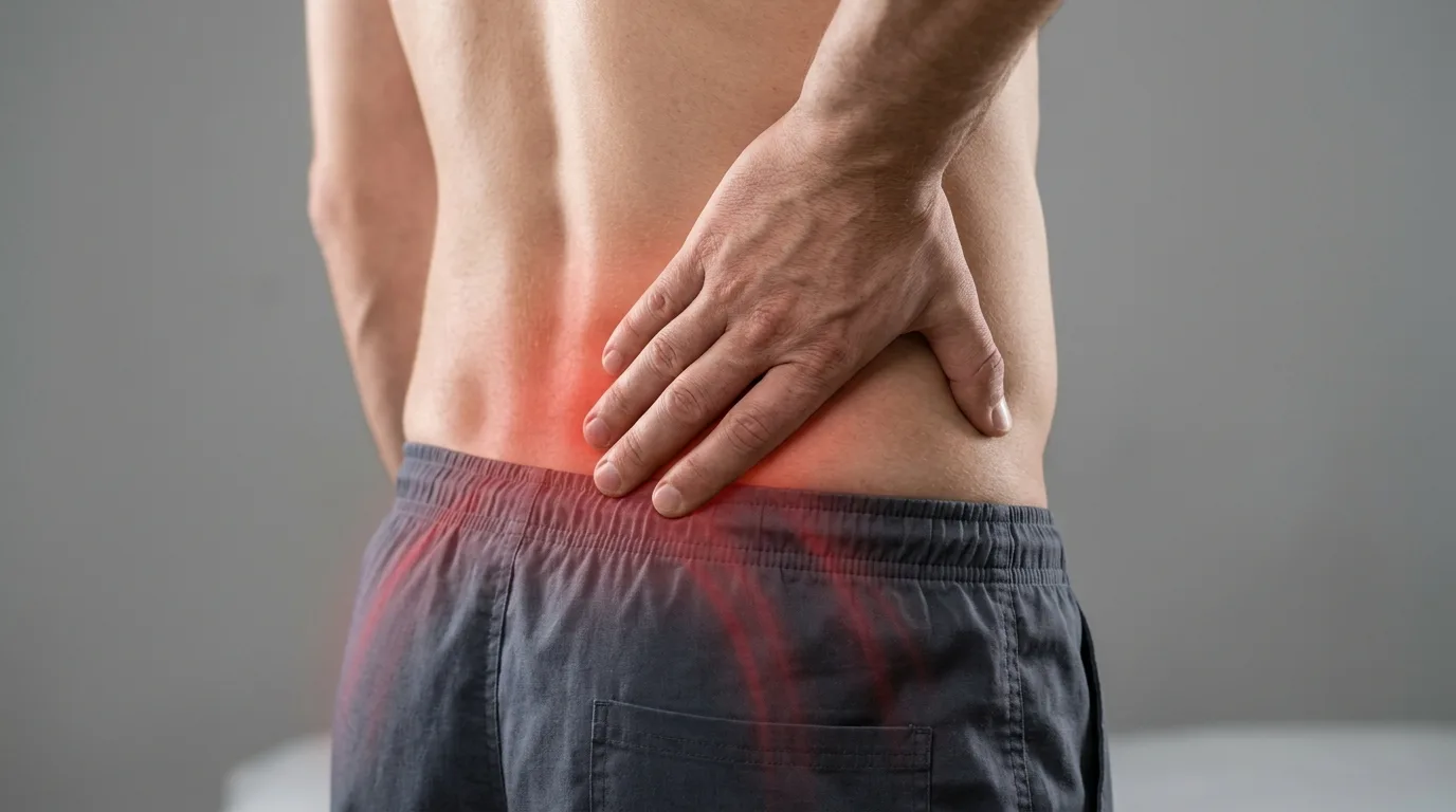 Douleur lombaire basse liée au spondylolisthésis avec glissement vertébral