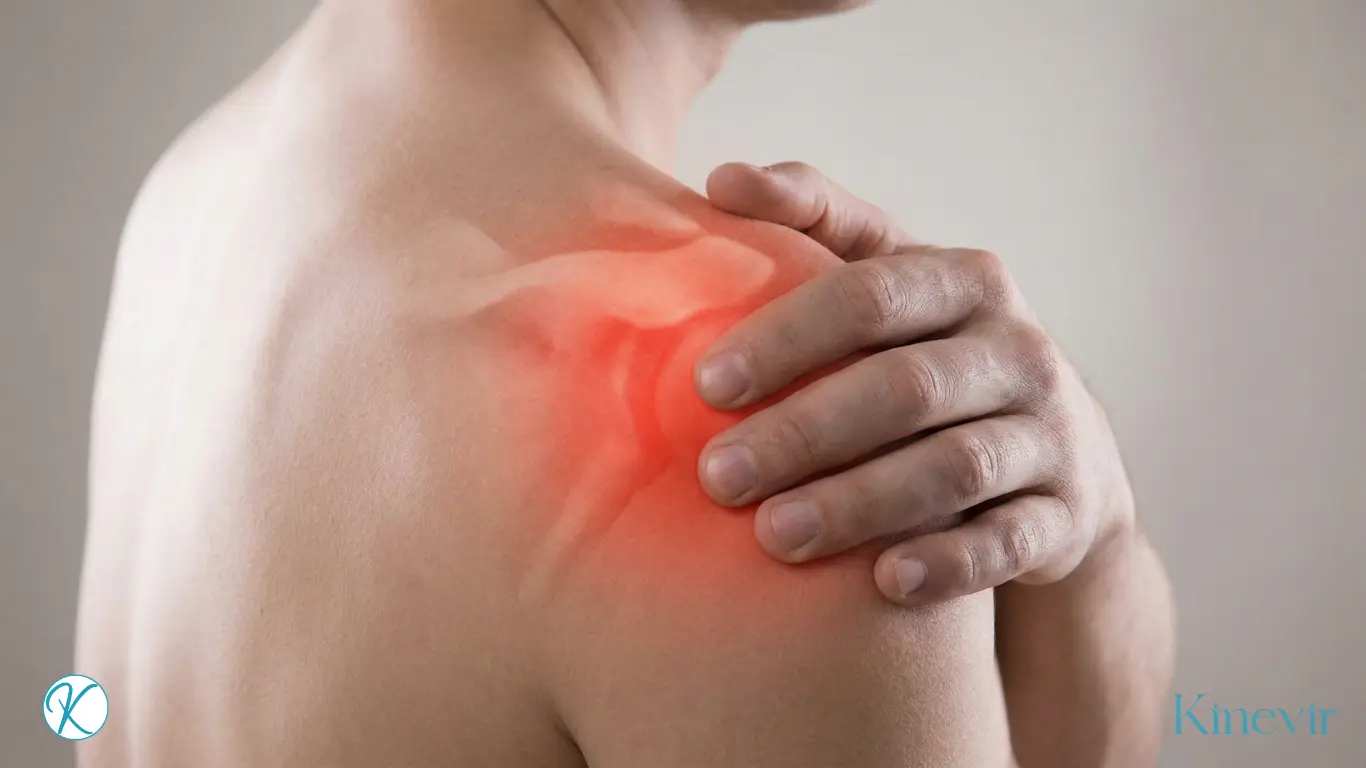 Douleur à l'épaule liée à une tendinopathie de la coiffe des rotateurs - zone de douleur latérale